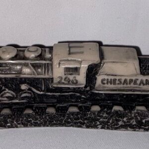 Trains Gone By Chesapeake Marble Train Model Figurine Collectible